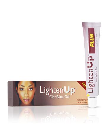 LightenUp Plus Clarifying Gel - 1 fl oz / 30 ml - Dark Spots Cream, Reduce Hyperpigmentation on: Dark Knuckles, Elbows, Hands, Armpits, with Alpha Arbutin, Fruity Tamarind Extract