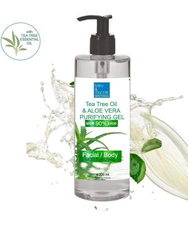 Facial Moisturing & Cleansing Gel for Oily Skin Combination Skin Acne-Prone Skin: Impurities Cleanser Pore Minimizer Blemish Control Imperfection Reducer - 200 ml - Buy Online on GoSupps.com