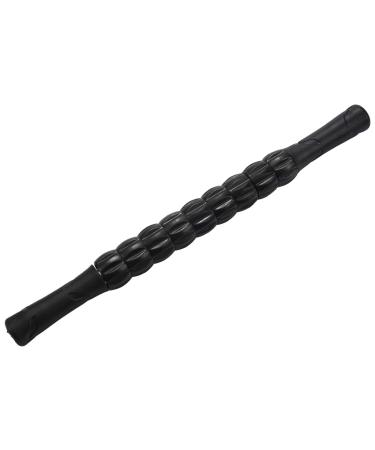 Feriany adjustable gear muscle massage roll trigger massage stab even myofascial release for leg/back/feet yoga tool black