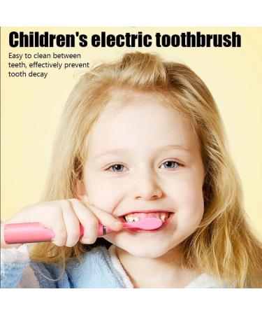 Buy Rechargeable Electric Toothbrush for Kids - 4 Courses 8 Brush Heads USB Charging (Pink) - Ideal for Ages 3+ - Buy Online on GoSupps.com