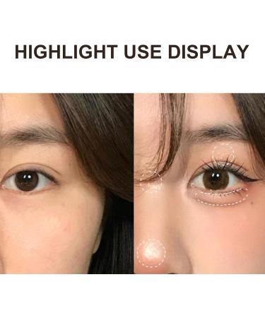 2 Highlighter Eye Shadow Stick Waterproof Long Lasting Eyeshadow Stick for Women Girls 2 in 1 Eyeshadow Pencil Crayon for Dating Or Some Fancy Occasions Sugar Orange Aezon 2 Pcs 02#sugar Tachibana - Buy Online on GoSupps.com