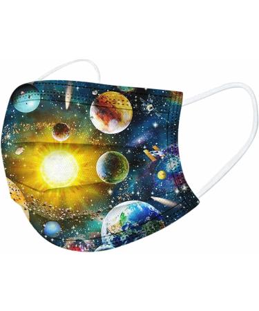 Goddess Accent 50PCS Kids Disposable Face_Masks Childrens 3Ply Earloop Protective Face Bandanas Children Back to School Boy Girl Face Turban Novelty Graphic Face Balaclava - Buy Online on GoSupps.com