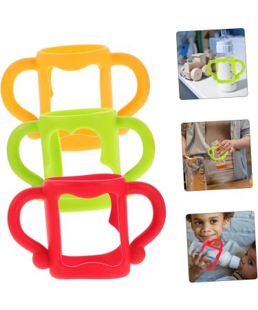 Hoement 3 Pcs Bottle Handle Milk Bottle Holder Soft Feeding Bottles Handles Feeding Bottles Handle for Feeding Bottles Handle for Bottle Holder Bottle Holder - Buy Online on GoSupps.com