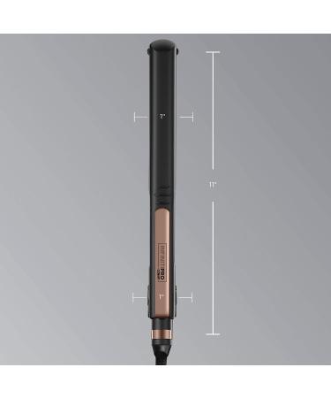 INFINITIPRO BY CONAIR Rose Gold Ceramic Flat Iron 1-Inch - Professional Hair Straightener - Buy Online on GoSupps.com