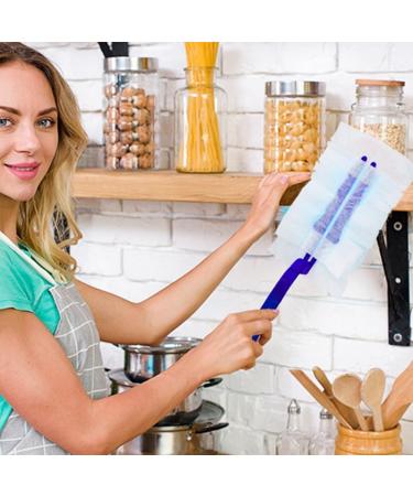 qazaa 20PCS Blue Dusters Refills for Dusters Disposable Electrostatic Duster for Cleaning Manual Easy Install Easy to Use with Dust Refill - Buy Online on GoSupps.com