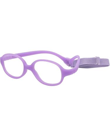 Unbreakable Eyeglasses for Kids Flexible Glasses - XS Toddler Glasses Frames 1-3 - Baby Eyeglass Frames 43-15-120 Light Purple