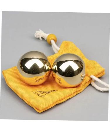 Healvian 6 StK Brass Massage Balls - Gymnastics & Exercise Relaxation | Optimal Health & Wellness - Buy Online on GoSupps.com