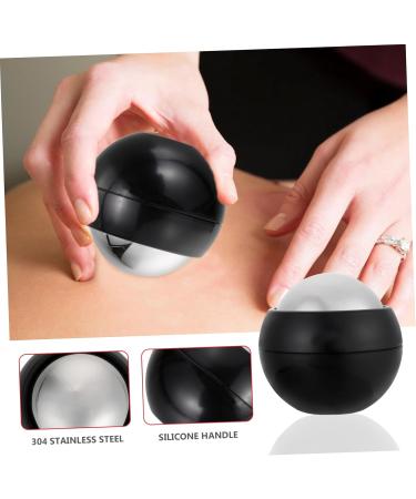 Partykindom 3-Piece Hand & Face Massage Ball Set - Hot & Cold Therapy Scooter for Plantar Fasciitis - Manual Self-Massage Tools & Stainless Steel Ice Pucks - Buy Online on GoSupps.com