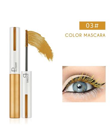 ASTARON Colored Mascara Set - Gold Mascara with Eyelash Curler | 5 Color Options | Lengthening, Defining, Volumizing | No Clumping | Lasting Eye Makeup for Party & Stage - Natural & Washable - Buy Online on GoSupps.com
