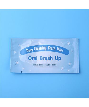 Sky Blue Mouth Care Toothbrushes & Cleaning Pads for Braces - Mint Flavor Disposable Finger Protection (1 Pack) - Buy Online on GoSupps.com