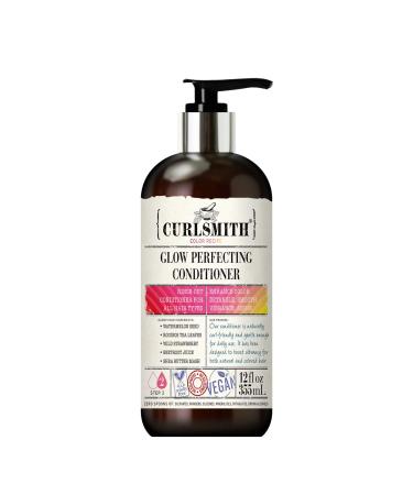 Curlsmith - Glow Perfecting Conditioner - Vegan Conditioner for Any Hair Type (12fl oz) 12 Fl Oz (Pack of 1)