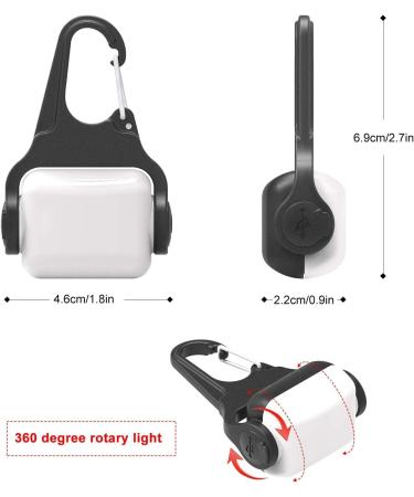 2 Pack LED Dog Collar Light USB Rechargeable Light up Dog Collar Lights 4 Modes Dog Light for dog harness Clip-On Dog Collar Tag Light IP65 Waterproof Safety Dog Lights for the Dark - Buy Online on GoSupps.com