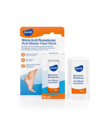 Senti2 15 ml anti-chafing stick, prevents blisters and friction, suitable for the whole body, does not stain