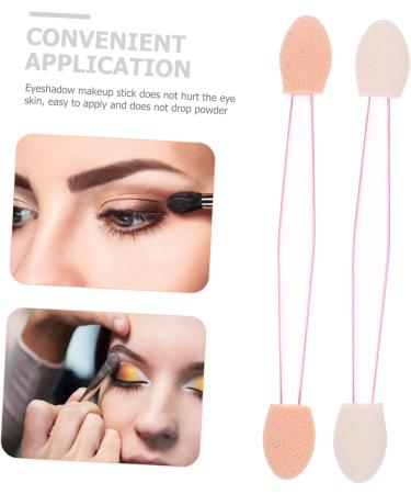 OHPHCALL 1 Set Eye Shadow Brush Eyeshadow Makeup Applicator Double-ended Eyedhadow Brush Sponges Non Latex - Buy Online on GoSupps.com