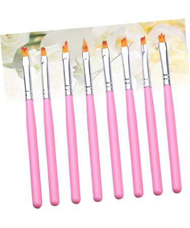 DOITOOL 2 Sets Nail Art Tool Detail Drawing Brush Builder Gel for Nails Uv Gel Nail Brush Nail Gel Nail Painting Brush Nail Art Supplies Salon 3d Nails Tool Pink Manicure Flower Pen - Buy Online on GoSupps.com
