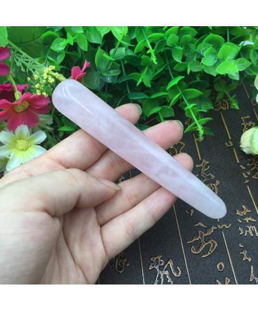 Jade Massage Stick & Roller - Trigger Point Guasha Massager for Facial Care (Pink) | Shop Internationally - Buy Online on GoSupps.com