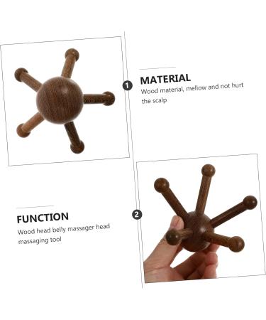 Beavorty 6 STK Wooden Massage Device - Five Claws Hand Massager & Thai Massage Tool for Scalp Relief - Buy Online on GoSupps.com