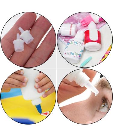 Lot de 50 Embouts de Bouteille de Colle pour Extension de Cils Bouchons de Rechange en Plastique Compatibles Plupart des Goulots Accessoire Pratique pour Salon de Beaut et - Buy Online on GoSupps.com