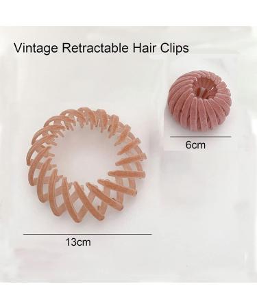 Bird Nest Hair Clip Set - 7 Vintage Expandable Ponytail Clips & Accessories for Women & Girls | Shop Now! - Buy Online on GoSupps.com