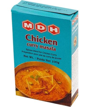 MDH Chicken Curry Masala 100g - Instant Spicy Blend for Delicious Meals - Enhances Flavors - Pack of 1 - Buy Online on GoSupps.com
