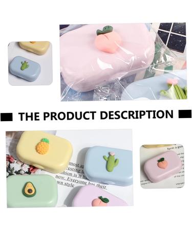 Solustrie 8 Pc. Colored Contact Lens Case Set - Cartoon Eye Care Holder & Storage Containers - Buy Online on GoSupps.com