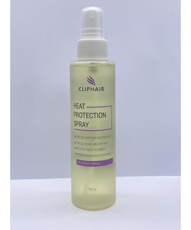 Cliphair Heat Protection Spray for Hair 150ml I Anti Frizz Hair Heat Protection Spray for Hair Straightening