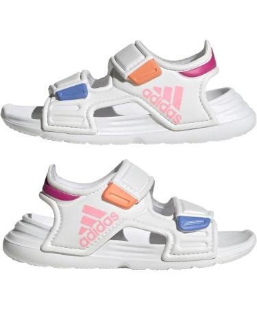 adidas Unisex Kids Altaswim Beach & Pool Shoes - 12 UK Child - White/Pink - Buy Online on GoSupps.com