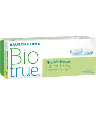 Bausch + Lomb Biotrue Oneday Daily Soft Contact Lenses - 30 Pack (BC 8.6mm DIA 14.2mm 1.00 Dioptre) - Spherical Comfort for Clear Vision - Buy Online on GoSupps.com