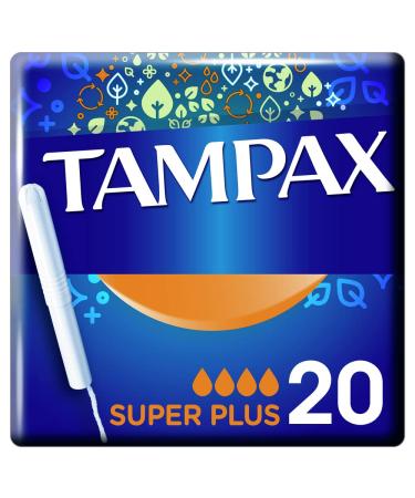 Tampax Super -Plus tampons - 20 pieces - Buy Online on GoSupps.com