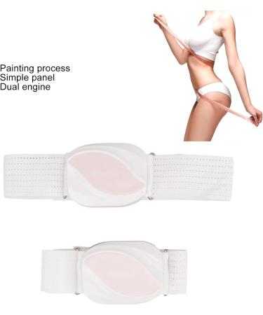 Doact Abdominal Massager - USB Waist Massage Belt for Shoulders - Pink | International Shipping Available - Buy Online on GoSupps.com