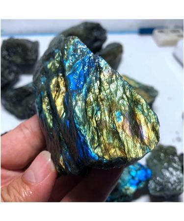Dazzle Labradorite Original Stone Quartz Crystal Rough Specimen FZUGEDRLI (Size : 600-650g) - Buy Online on GoSupps.com