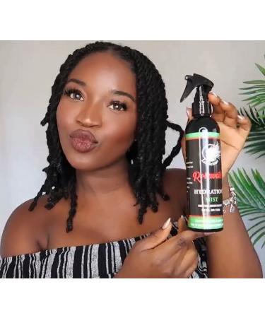 Loclicious Rosewater Hydration Mist Spray for Dreads, Locs, Braids | Organic Vegan Conditioner with Aloe, Essential Oils, Glycerin | Moisturizing Hair Treatment for Dreadlocks, Faux Locs, Sisterlocks - Buy Online on GoSupps.com