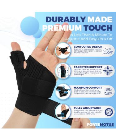 CMC Thumb Brace | Thumb Pain Relief Splint for Tendonitis | Adjustable Support for Men & Women - Buy Online on GoSupps.com
