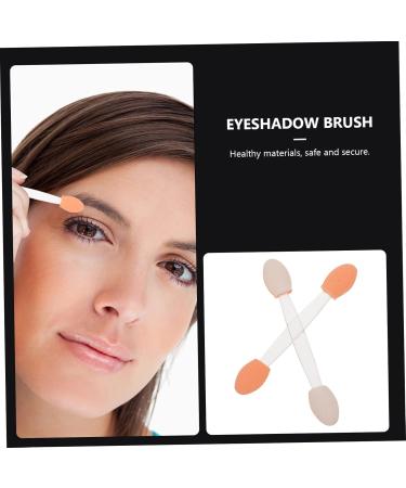 100pcs Double Ended Eyeshadow Brushes - Professional Portable Makeup Gadgets | 6.5x1.3cm | International Shipping - Buy Online on GoSupps.com