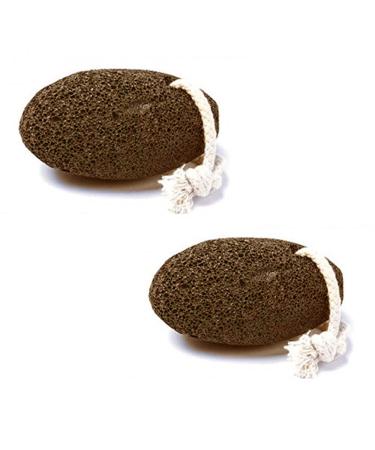 2 x pumice stones approx. 10-12 cm extra large Pemsa pedicure callus volcanic lava removal