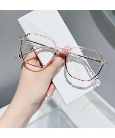 Blue Light Blocking Reading Glasses | Anti Eye Strain Ultra Light Computer Readers | Stylish +0.00 Tea Frame Eyewear - Buy Online on GoSupps.com