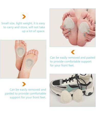 Healeved 4 Pairs High Heel Cushions & Metatarsal Gel Insoles | Forefoot Pads for Women - Soft Felt Foot Pads for Comfort - Buy Online on GoSupps.com