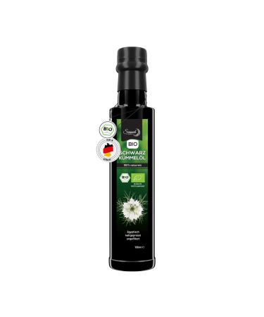 Sunnah Shop Organic Black Seed Oil unfiltered cold pressed 100ml - Black Seed Oil Organic - 100% pure from Egyptian Nigella Sativa