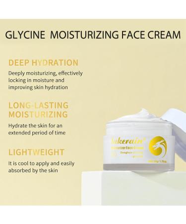 Buy Glycine Face Cream - Glycerin Moisturizer for Extremely Dry Skin | Non-Greasy Moisturizing Cream for Face & Body - 1.76 oz - International Shipping Available - Buy Online on GoSupps.com