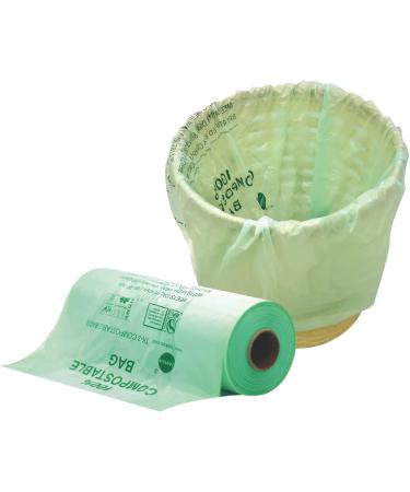 Tankon 250 Count 2.6 Gallon Compostable Produce & Trash Bags - ASTM D6400 BPI & OK Compost Home Certified - Pack of 1 - Buy Online on GoSupps.com