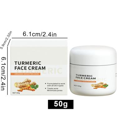 Moisturizing Face Lotion50g Moisturizing Daily Skin Firming Cream for Face Multifunctional Turmeric Dark Spots Corrector Cream Nongreasy Skin Face Cream for Aokley - Buy Online on GoSupps.com