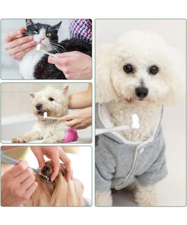 MIOYOOW 2-Pack Dog Toothbrush for Sensitive Teeth & Gums - Ultra-Soft Pet Bristles for Puppies Kittens & Small Breeds - International Shipping Available - Buy Online on GoSupps.com