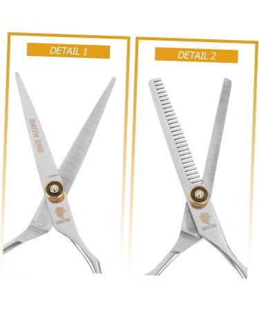 DOITOOL 1 Set Hairdressing Scissor Barber Scissor Professional Clippers for Barbers Handle Router Template Stainless Steel Teeth Cosmetic Hairdressing Tool Pink - Buy Online on GoSupps.com