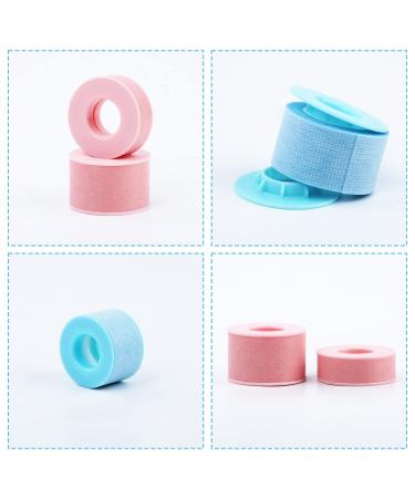 4pcs Reusable Waterproof Silicone Eyelash Tape for Lash Extensions - Pink and Blue - Buy Online on GoSupps.com