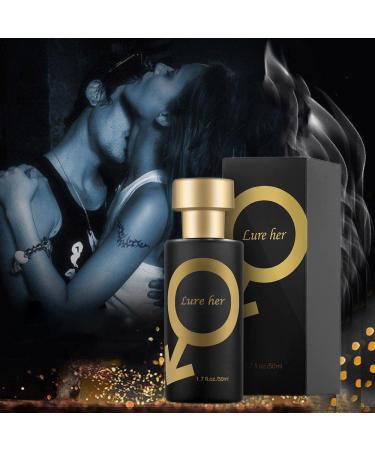 Golden Lure Pheromone Perfume 1.76oz - Attract Men & Women, Cologne for Him - Buy Online on GoSupps.com
