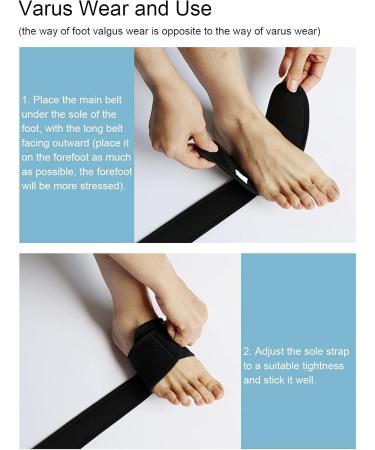 Buy Professional Footy Orthosis for Varus Valgus | Adjustable Soft Footrest Support for Men & Women - Day & Night Use (Left) - Buy Online on GoSupps.com