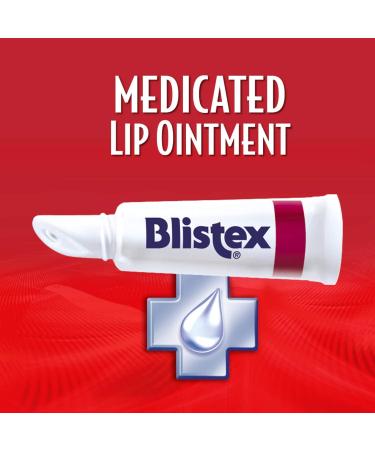 Blistex Medicated Lip Ointment for Dryness & Cold Sores 0.21oz - Pack of 2 - Buy Online on GoSupps.com
