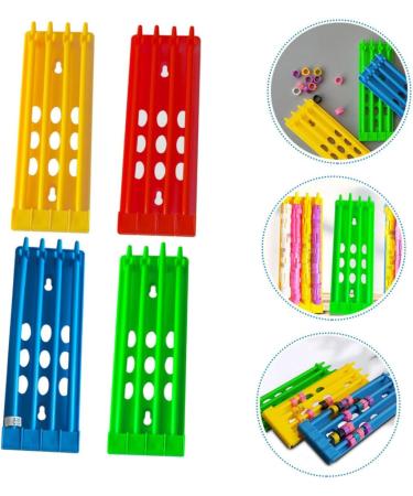 Mipcase 12 Pcs Pigeon Ring Stand Where Pigeon Ring Rack Pigeon Ring Frame Chick Plastic Bird Supplies 20.00X7.00X1.50CMx3pcs As Shownx3pcs - Buy Online on GoSupps.com