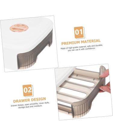 Alipis Box Refrigerator Egg Carton Egg Holder for Fridge Pantry Organizer Fridge Shelf Holder With Cover - Buy Online on GoSupps.com