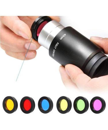 ASHATA Telescope Filters  6 Colors 1.25 Inch Colorful Telescope Eyepieces Filter  Optical Glass Astronomical Lens Filter for Enhancing Definition and Resolution in Lunar Planetary Observation - Buy Online on GoSupps.com